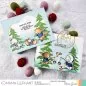 Preview: Silhouette Snow Trees Stanzen Creative Cuts Mama Elephant 1