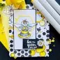 Preview: Abstract Honeycomb Cling Stamp Hero Arts