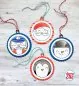 Preview: D2027 Holiday Circle Tags Clear Stamps Avery Elle 1
