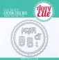 Preview: D2027 Holiday Circle Tags Clear Stamps Avery Elle
