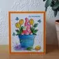Preview: Flower Pot Gnome Clear Stamps Woodware Craft Collection 1