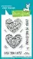Preview: Magic Heart Messages Stempel Lawn Fawn