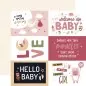 Preview: echo park Special Delivery Baby Girl 6x6 inch paper pad 7
