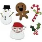 Preview: sizzix tim holtz sidekick thinlits texture fades Stanze und Embossing Folder Vault Side-Order Christmas Minis 1