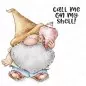 Preview: Stampingbella Gnome with a Seashell Gummistempel