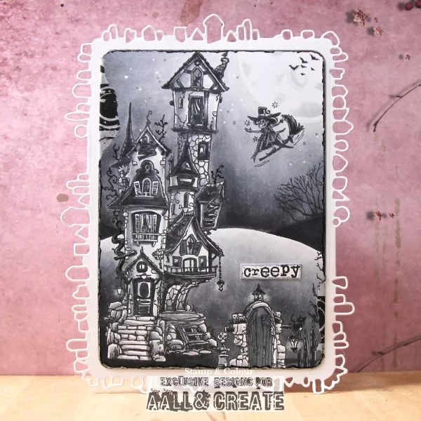 aall create clear stamp Frightful Manor 1