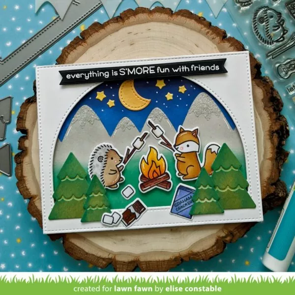 S'more the Merrier Clear Stamps Lawn Fawn 5
