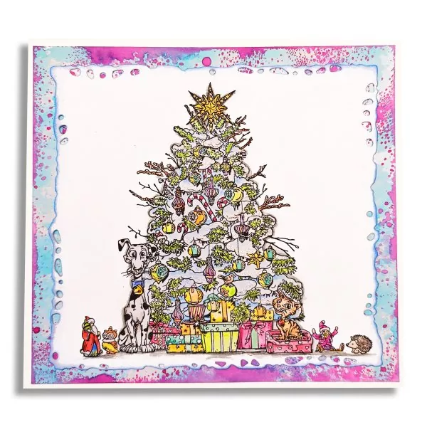 aall create clear stamp Tree Tales 1