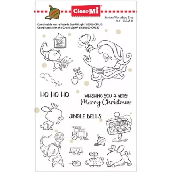 Santa's Workshop Impronte D'Autore Stamp & Die Bundle