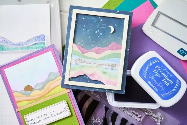 Mountain High Sizzix & Stacey Park Framelits Stanzen & Stempel 3