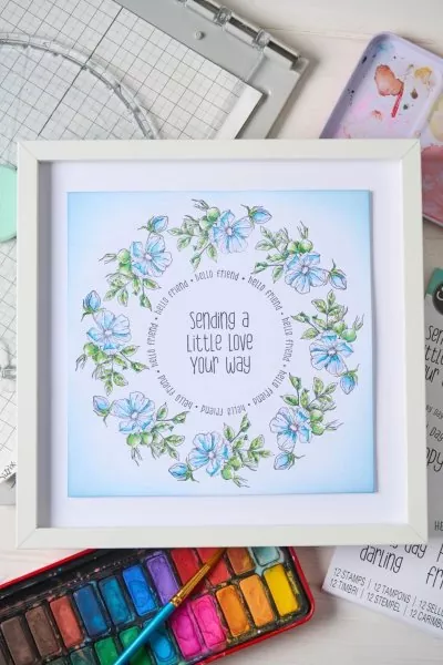 Wildflower Botanicals Sizzix & Lisa Jones Stempel 3