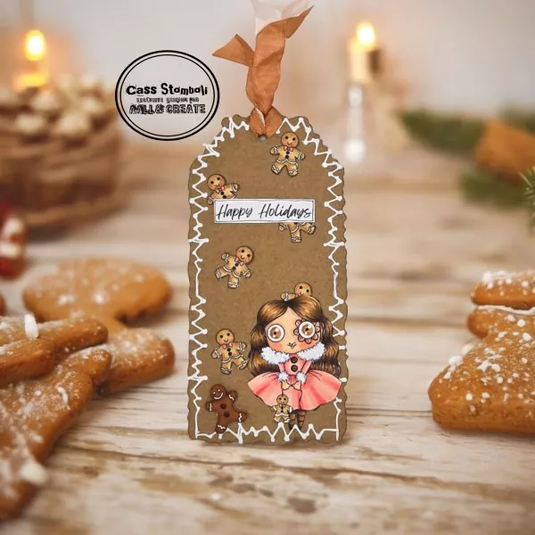 aall create clear stamp Ginger's Gingerbread 3