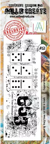 aall create clear stamp Layered Domino
