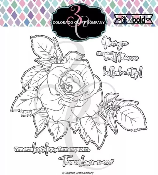 Smell the Roses Stamp & Die Bundle Colorado Craft Company 1