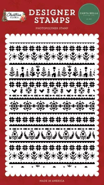 Carta Bella Christmas Sweater clear stamp stempel