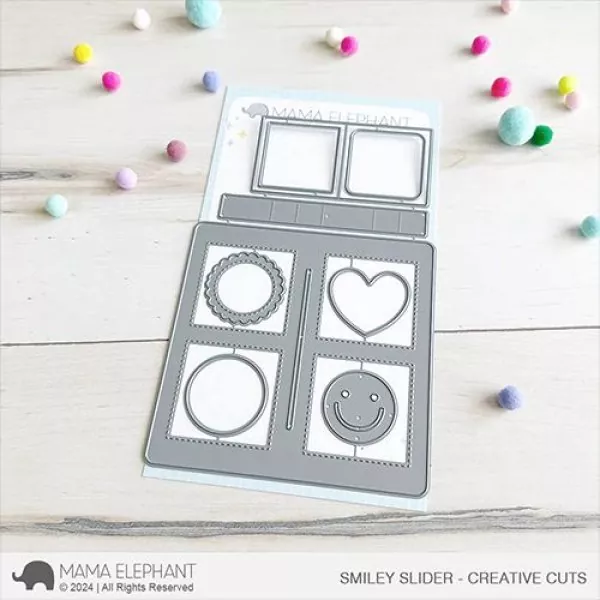 Smiley Slider Stanzen Creative Cuts Mama Elephant