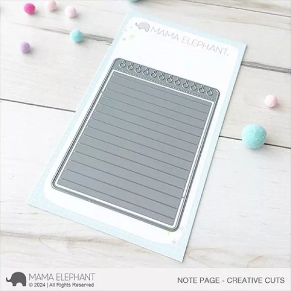 Note Page Stanzen Creative Cuts Mama Elephant