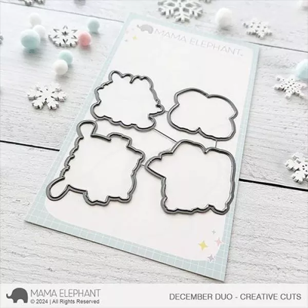 December Duo Stanzen Creative Cuts Mama Elephant