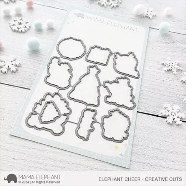 Elephant Cheer Stanzen Creative Cuts Mama Elephant