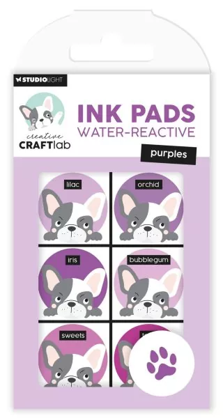 Creative Craftlab Ink Pads Studio Light Stempelkissen Water-Reactive Purples