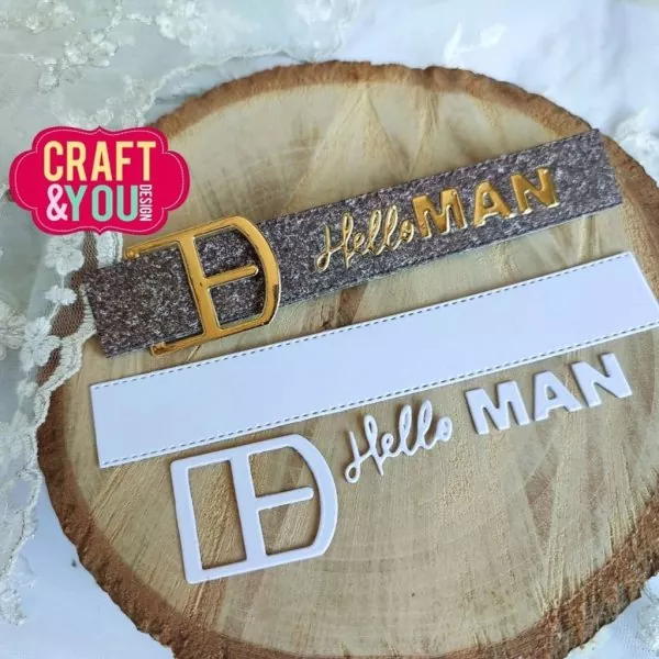 Belt Hello Man Craft & You Design Stanzen 1