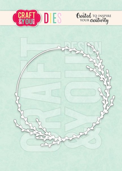 Catkins Wreath Craft & You Design Stanzen