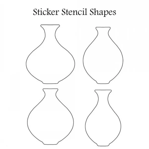 Sticker Stencil Set 10 Lavinia 1