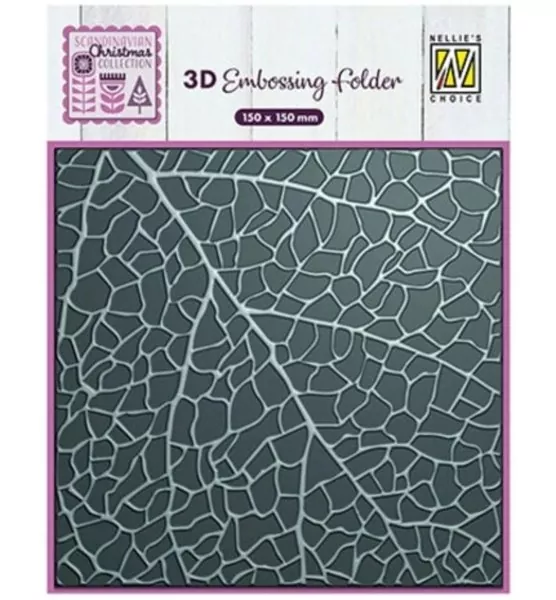 Leaf Grain 3D Embossing Folder von Nellie's Choice