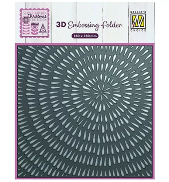 Sliced Wood 3D Embossing Folder von Nellie's Choice