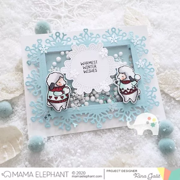Snow Much Fun Clear Stamps Mama Elephant 2