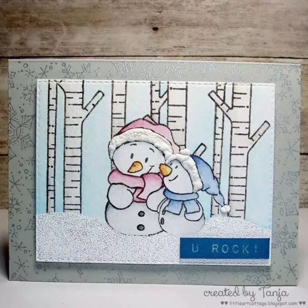 Snowman Friends BUNDLE Stempel + Stanzen Gerda Steiner Designs 2