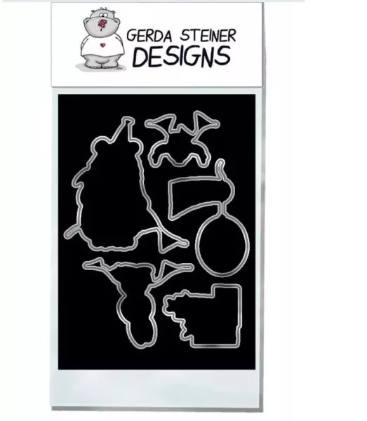 Birthday Bear BUNDLE Stempel + Stanzen Gerda Steiner Designs 1