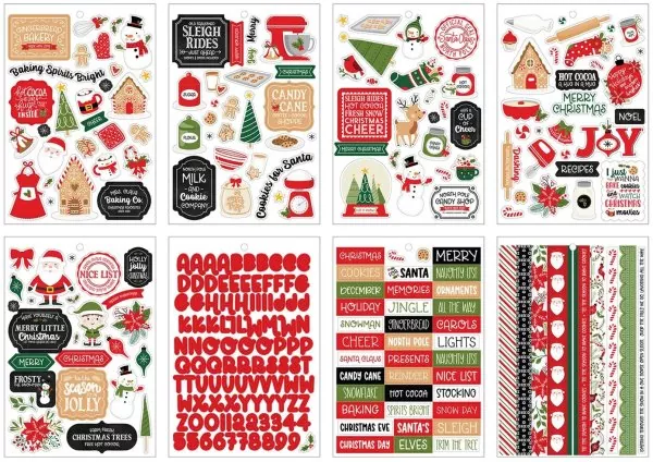 echo park Have A Holly Jolly Christmas Sticker Book 1