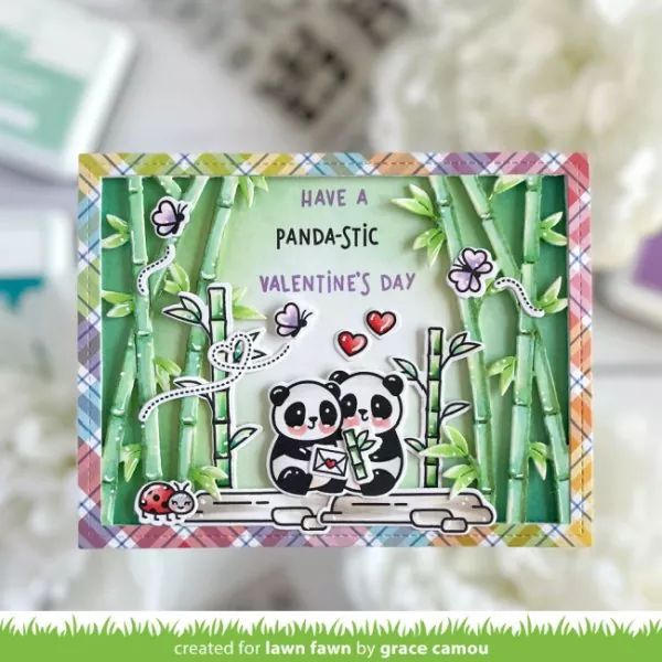 I Heart Pandas Stempel Lawn Fawn 6