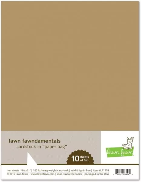 LF1574 PaperBagCardstock Lawn Fawn