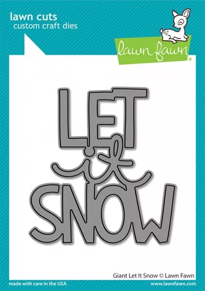 Giant Let It Snow Stanzen Lawn Fawn