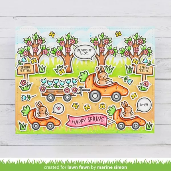 Carrot 'bout You Banner Add-On Stanzen Lawn Fawn 2