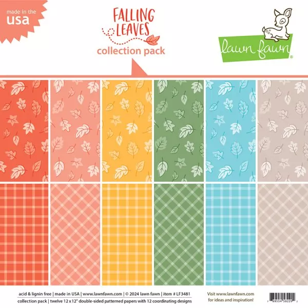 Falling Leaves Papier Collection Pack Lawn Fawn