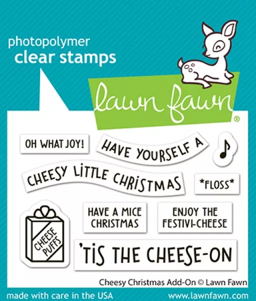 Cheesy Christmas Add-On Stempel Lawn Fawn