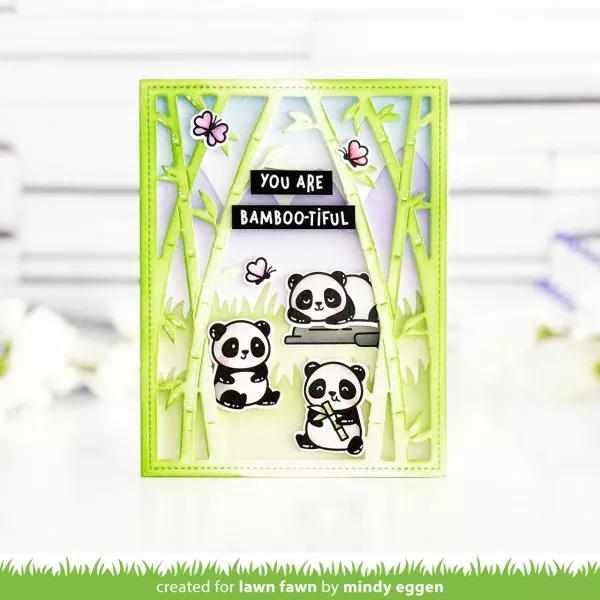 I Heart Pandas Stempel Lawn Fawn 1