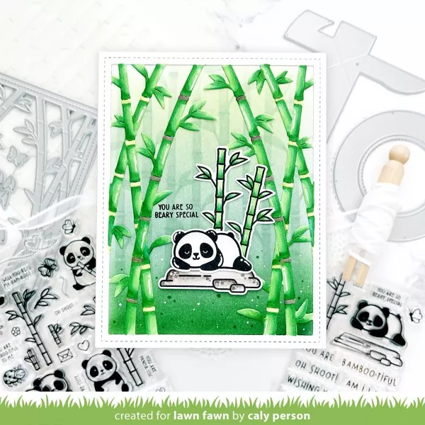 I Heart Pandas Add-On Stempel Lawn Fawn 1