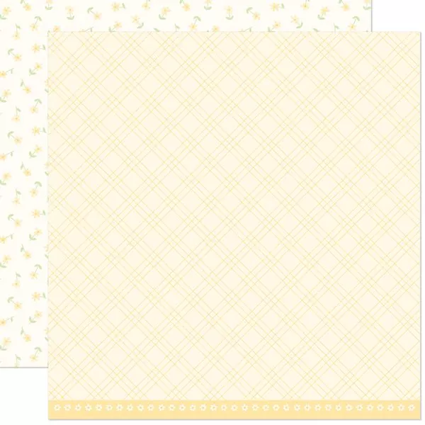 Bitsy Blooms Daisy lawn fawn scrapbooking papier 1