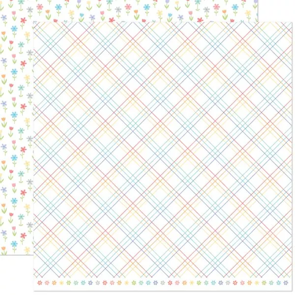 Bitsy Blooms Petite Paper Pack 6x6 Lawn Fawn 12