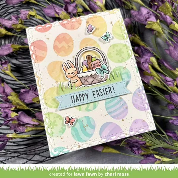 Easter Egg Background Stencils Schablonen Lawn Fawn 2