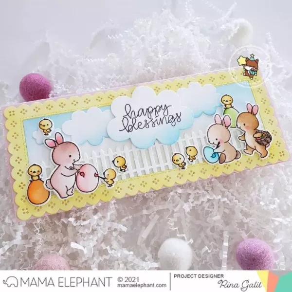 Eggtastic Mama Elephant Stamp & Die Bundle 2