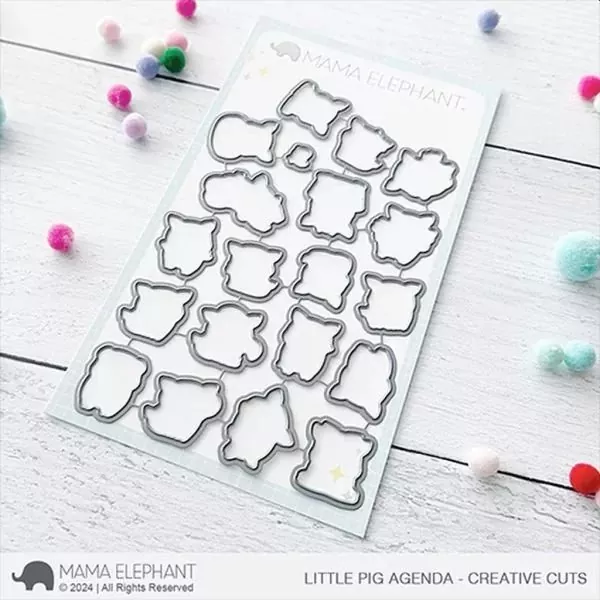 Little Pig Agenda Mama Elephant Stamp & Die Bundle 1