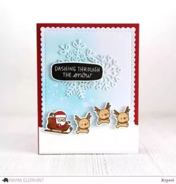 Little Reindeer Agenda Mama Elephant Stamp & Die Bundle 4