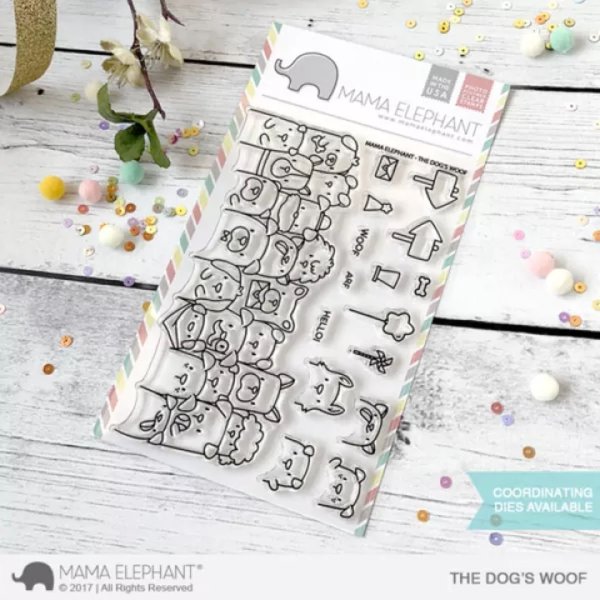 The Dog's Woof Mama Elephant Stamp & Die Bundle