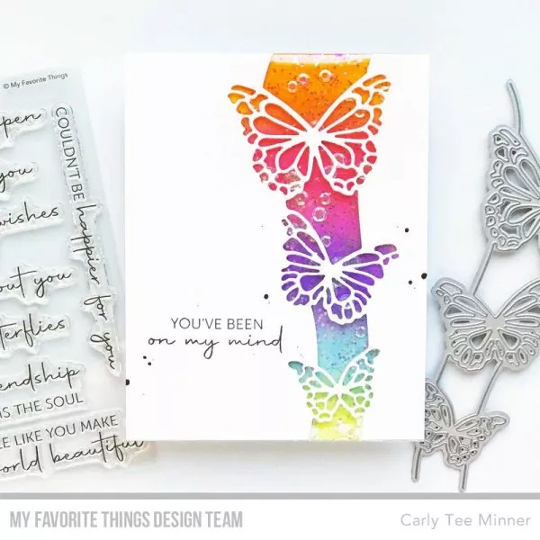 Breakthrough Butterflies Stanzen My Favorite Things MFT projekt 1