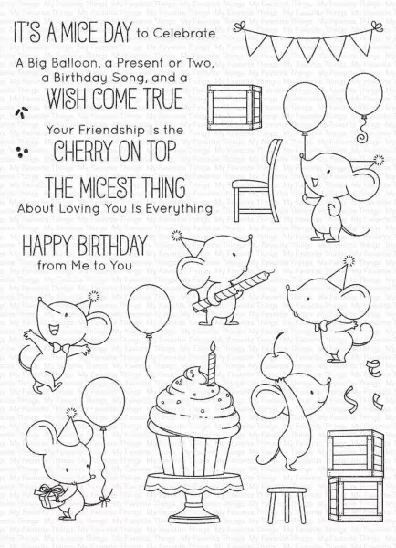 Mice Day to Celebrate Clear Stamps My Favorite Things
